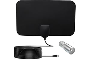 BWXSYWS TV Antennas, HD Digital Antenna for Smart TV Indoor, 360°Signal Reception-Digital tv Antenna Indoor for Local Channels-Support 4K 1080p for All Type of HDTV Digital TV's