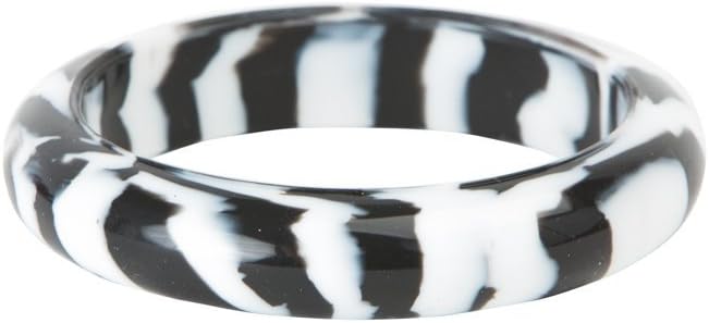 Gumigem Bubba Bangle Teething Bracelet - Soothes Gum Pain for Baby - Black/White