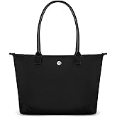 Milan Chiva Nylon Tote Bag for Women Large Shoulder Bag with Zipper Lightweight Foldable Work Tote