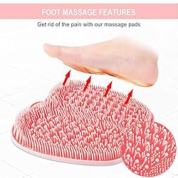 BESKAR Shower Foot Scrubber Mat with Non-Slip