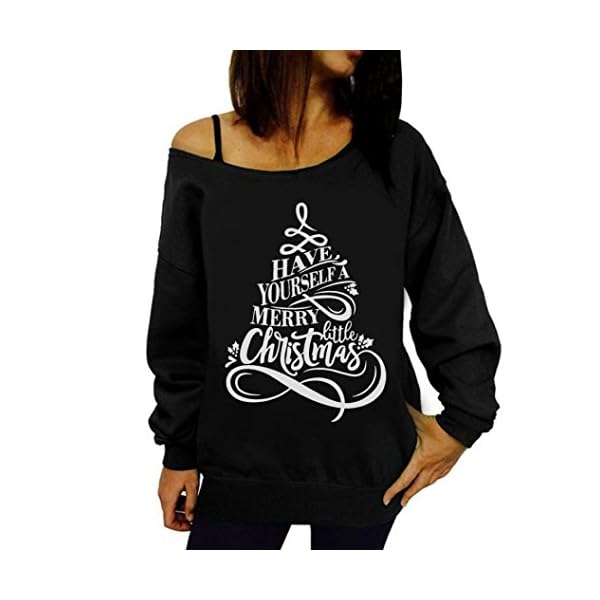 Han Shi Christmas Shirts, Women Autumn Winter Elk Printing Long Sleeve Blouse Soft Tops