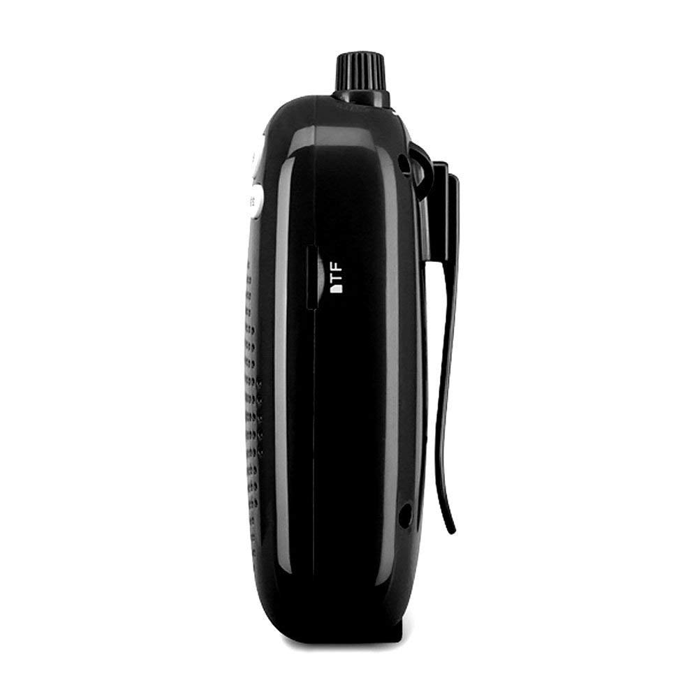 Wireless Voice Amplifier Microphones and Speakers with FM Radio Support TF card USB Drive Versatile Portable Personal Amplifier for Teachers