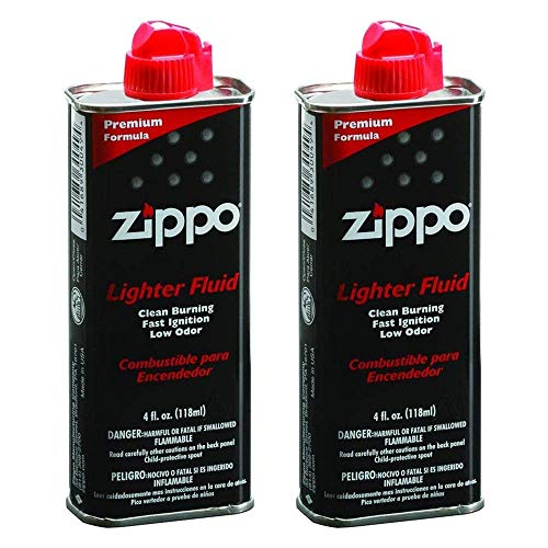 Zippo 494 Lighter Fluid 4 oz (2 Pack), Black