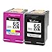Valuetoner Remanufactured Ink Cartridges for HP 65XL 65 XL for N9K04AN for Envy 5055 DeskJet 3755 2655 3720 3722 3723 3730 3732 3752 3758 2624 All-in-one Printer High Yield (1 Black, 1 Color)