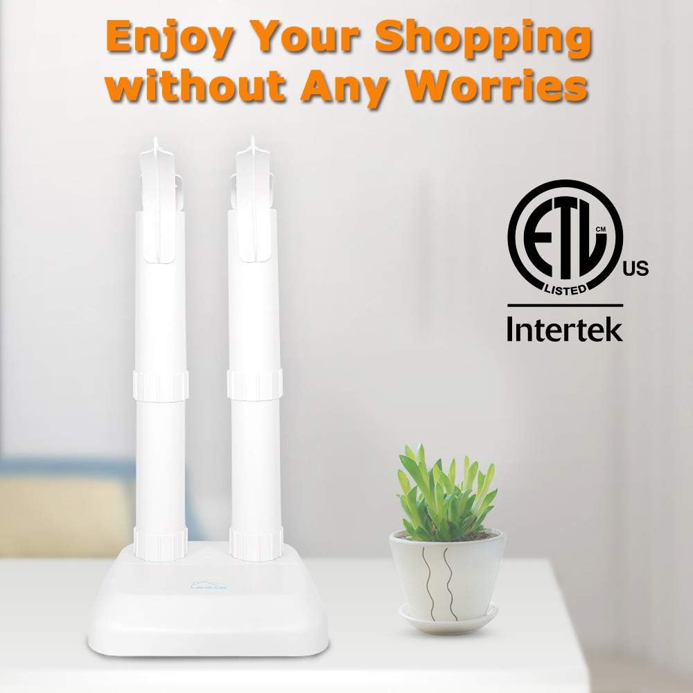 LAVIEAIR Shoe Dryer, Boot Deodorizer, Ultra Quiet, White Color: Home & Kitchen