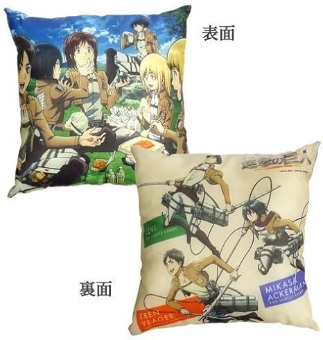 Amazon セブンイレブン 進撃の巨人キャンペーン 各店舗30名限定 セブンイレブン限定 進撃の巨人 クッション アニメ 萌えグッズ 通販