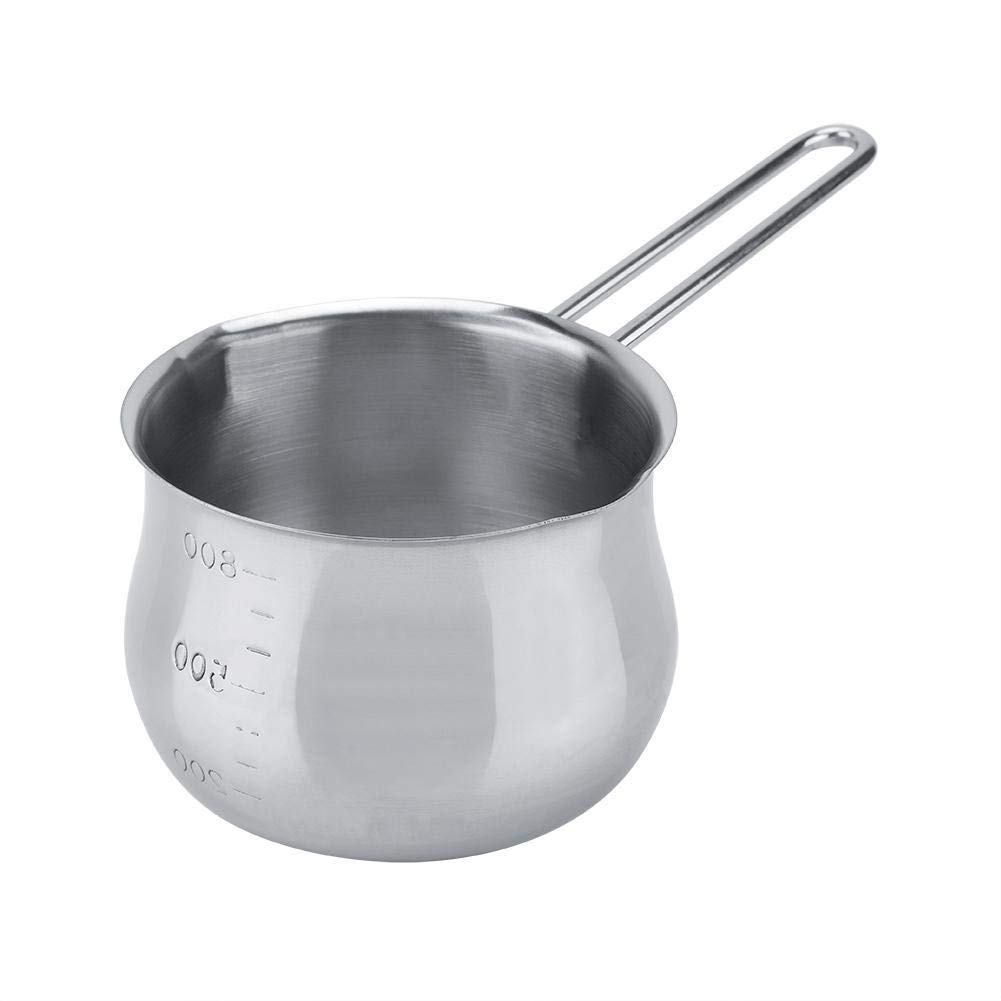 Stainless Steel Milk Pot Butter Chocolate Melting Pot Cheese Baking Pot for Home Kitchen 800ml/28.22oz