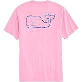 Vineyard Vines Mens Drift Dye Vintage Whale Short-Sleeve Pocket Tee