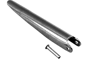 SPEARFISHING WORLD Replacement Stainless Steel Heavy Duty Flopper/Barb for 7mm or 8mm Speargun Spear/Shafts for Spearfishing, Freediving, and Scuba Diving