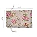 Erlvery DaMain Pack of 24pcs 8cmx14cm Roses Pattern Double Drawstring Cotton Linen Jute Cloth Sack Muslin Bags Jewelry Pouch Reusable Bags Souvenir Gift Bag