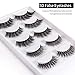 False Eyelashes 10 Styles 3D&5D Long Fake Eyelashes Reusable Natural False Lashes Handmade 3D Faux Lashes with Free EyeLash Tweezers - 10 Pairs