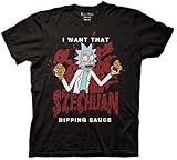 Rick and Morty Szechuan Sauce T-shirt (Large, Dipping Sauce)