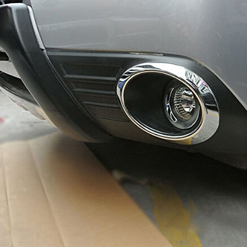 Kadore Car Front Fog Light Cover, Fog Lamp Trim Bezel For Subaru Forester 2009-2012 ABS Chrome 2PCS/SET