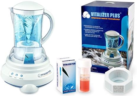Vortex Vitalizer Plus Hexagonal Oxygen Water Maker with One Mineral Cube and Alkaline Test Solution