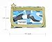 Alababy Student Trifold Canvas Hook and Loop Outdoor Sports Wallet for Boys and Girls Kids Camo Blue Camouflage with Zipper Front Coin Pocket