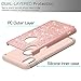 iPhone Xs MAX Case (2018) with Tempered Glass Screen Protector [2 Pack] for Girls Women,LeYi Glitter Bling Dual Layer Protective Phone Case Cover for iPhone Xs MAX (6.5