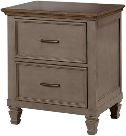 Joslyn Nightstand In Gunmetal Grey Amazon Co Uk Kitchen Home