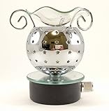 Plug-In Aromatherapy Fragrance Lamp W/Dimmer Electric Oil Warmer/Burner