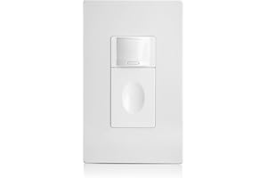 RAYZEEK Motion Sensor Light Switch, No Neutral Wire Required, No Ground Wire Needed,5A,Single Pole, Occupancy&Vacancy&Manual On/Off Override Motion Sensor Activated Wall Switch,PC Fireproof,UL Listed