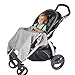 J.L. Childress Cuddle 'N Cover Stroller Blanket - Soft Baby Blanket for Travel, Car Seat, & Strollers, All-Weather Sun & Shade Protection for Infant & Toddler, Silky & Minky Fabric - 30