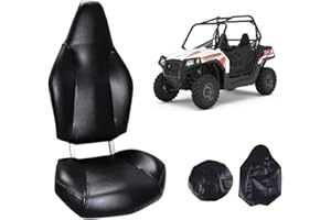 PIT66 Seat Cover Kit, Compatible with Polaris RZR 570 2012-2018/ Polaris RZR 800 2008-2014/ Polaris RZR 900 2011-2014/ ACE 325/570 2014-2017 Vinyl Black