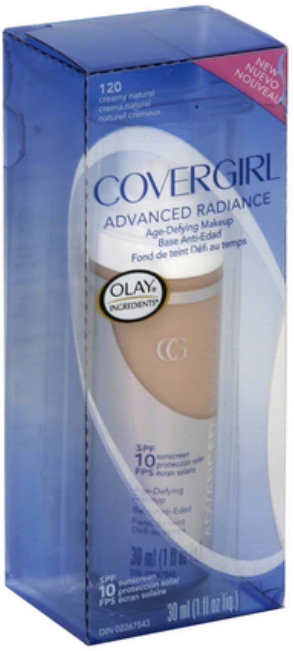 CoverGirl Advanced Radiance Age-Defying Makeup, Creamy Natural [120], 1 oz (Pack of 3)