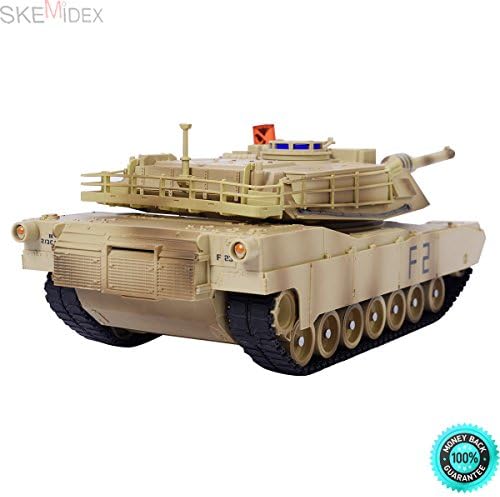 SKEMIDEX---1:14 MIA2 Abrams Remote Control RC Battle Tank Military Infrared Shooting And remote control construction toys for adults And hobby toys for adults And remote control gadgets for adults