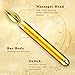 3-In-1 Beauty Bar Golden Pulse 24k Facial Massager, Anti-Wrinkle, Relaxing Facial Skin, Micro Vibrating Massager for Skincare Wrinkle Treatment