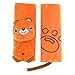 YouYouPifa Baby Seat Belt Pads Strap Covers, Orange, 0-12 Months