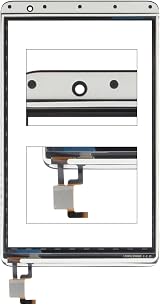 LADYSON 8" Screen Replacement for Sky Devices Elite Octa Touch Digitizer Glass view 3