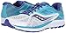 Saucony Women's Ride 10 Running Shoe, White Blue, 9.5 Medium US