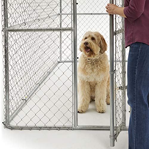 Midwest Homes for Pets K9 Dog Kennel Four Outdoor Dog Kennel w/Free Sunscreen Durable