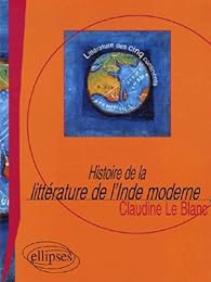 Histoire de la littérature de l'Inde moderne