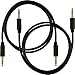 Auxiliary Cable (2 Pack) 1.5FT Short - Shielded Aux Cord - 3.5mm Male to Male Audio Jack(s) - Connect Smartphone, iPhone, Mp3 Player, iPod, iPad to Car/Auto Stereo or Speakers via Aux Audio Port(s)