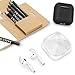 Ear Hooks Covers Accessories Tips Compatible with Apple Airpods EarPods Earphones Earbuds Headphones[Anti-Slip,Precise Cutouts ] 4 Pairs Clear by Lunies