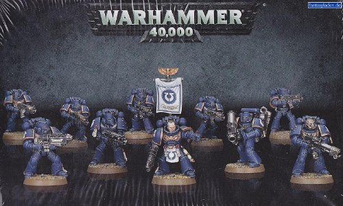 Warhammer 40,000 (40k) space marine tactical squad 2013…