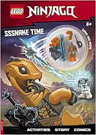 LEGO® NINJAGO®: Sssnake Time Activity Book (with Snake Warrior Minifigure)