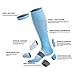 NEWZILL Medical Compression Socks for Women & Men Circulation 20-30 mmHg, Best for Running Athletic Hiking Travel Flight Nurses (Carolina Blue S/M)