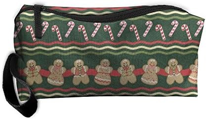Christmas Tree Cute Cosmetic Makeup Hanging Bag For Children Large Capacity Carrying Handle Tote Shopping Zipper Pouch Bag