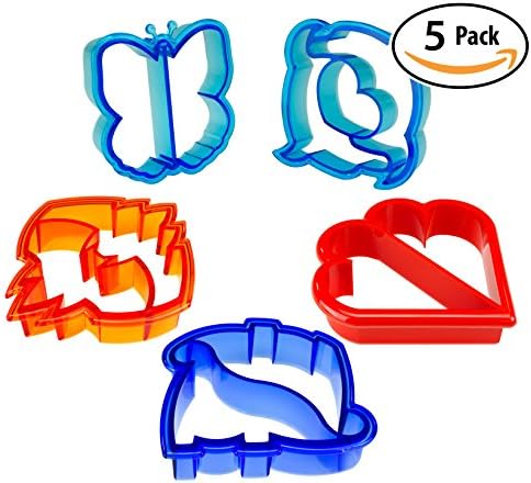Crustigator BPA-Free Sandwich Crust Cutter (Pack of 5)