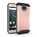 TUDIA Moto G5S Plus Case, Slim-Fit Heavy Duty [Merge] Extreme Protection/Rugged but Slim Dual Layer Case for Motorola Moto G5S Plus [ONLY Compatible with Moto G5S Plus] (Rose Gold)
