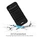 Vakoo 3-in-1 Combo Shockproof Rugged Dual Layer Armor Holster Case with Locking Belt Swivel Clip and Kickstand for Apple iPhone 5 / 5s - Black