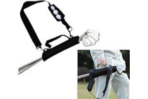 Govllfoz Mini Golf Club Bag, Lightweight, for Men, Women and Children, with Ball Pocket, Portable, for Driving Range, Course and Training Ground.mini Golf Bag