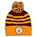 NBA Mitchell & Ness Jersey Stripe Hi Five Knit Hat with Pom