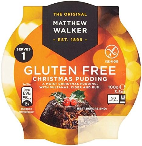Matthew Walker Gluten Free Christmas Pudding 100g