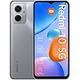 Xiaomi Redmi 10 5G + 4G LTE (64GB + 4GB) GSM Unlocked 6.58" 50MP Dual Super Lens Cam (Tmobile Mint Tello and International Global) + Fast Dual USB Car 51W Charger (Chome Silver Global)
