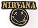 1 X NIRVANA (American alternative grunge rock logo patch) 10x7 CmIron on Patch/Embroidered Patch This Appliques Are Great for T-shirt, Hat, Jean,Jacket, Backpacks.