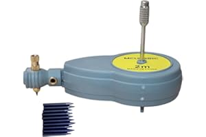 GHHQIANG Rotape Tape Compass Woodworking, Compass Geometry Tool with 10 Pencil Leads, Drafting Compass for Drawing Circles and Lines