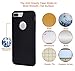 Accessory Crunch Anti-Gravity Selfie Case for iPhone 7, Nano Suction Stick to Glass, Tile, Car GPS, Most Smooth Surface - Black