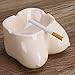 Max&Mix Ceramic Ashtray,Cute Sexy Breast Cigar Ashtray Ash Tray Portable Ashtray Cigarettes Cigar Decor Tray Holder for for Kitchen Home Art Decorative,Smoker,White